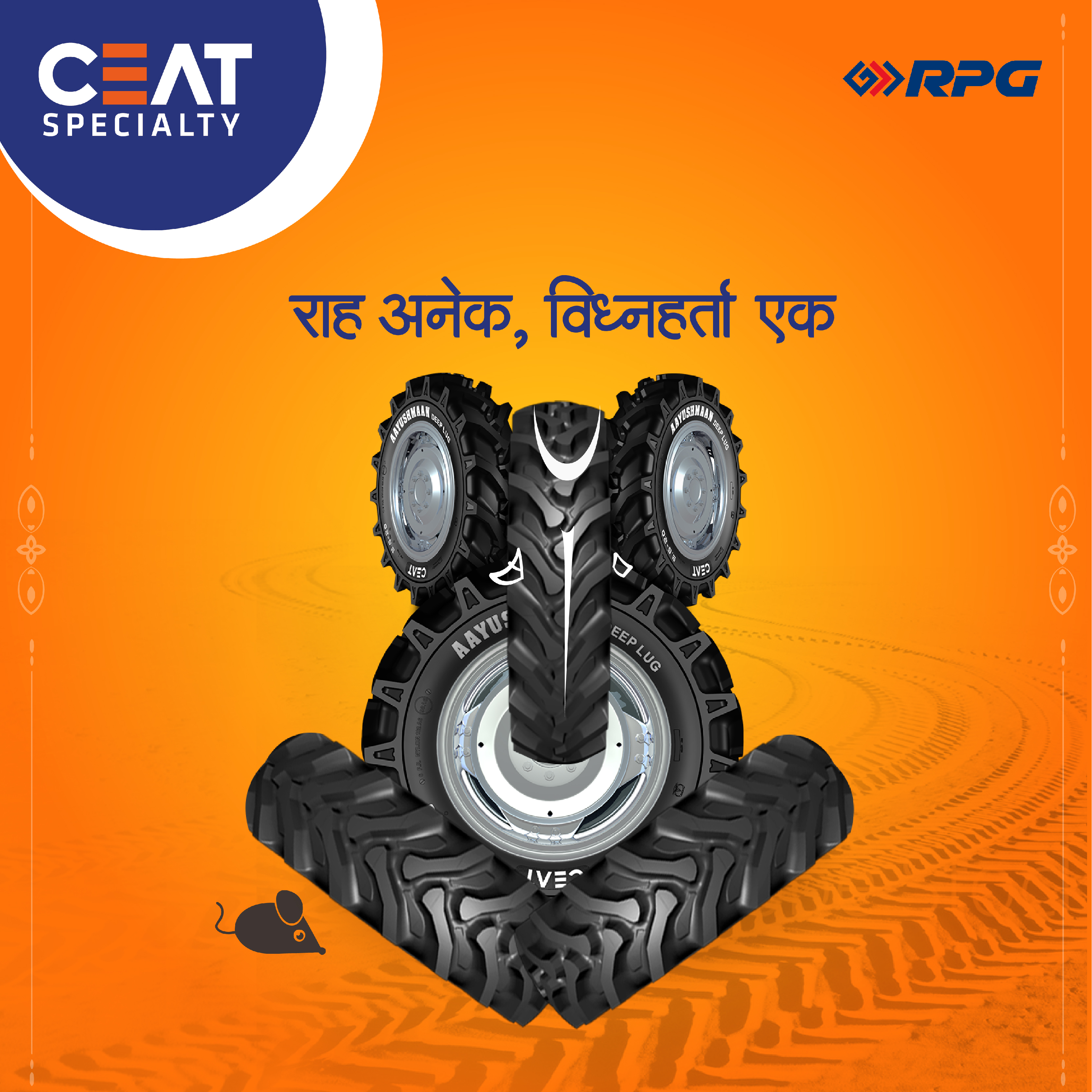 Ganesh chaturti post design idea by 4AM